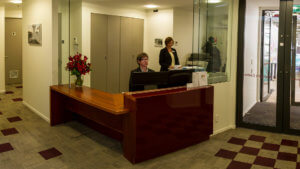 St Andrew's centre office and entrance way